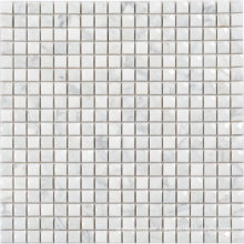 300X300 Snowflake White Kitchen Backsplash Marble Mosaic Tile